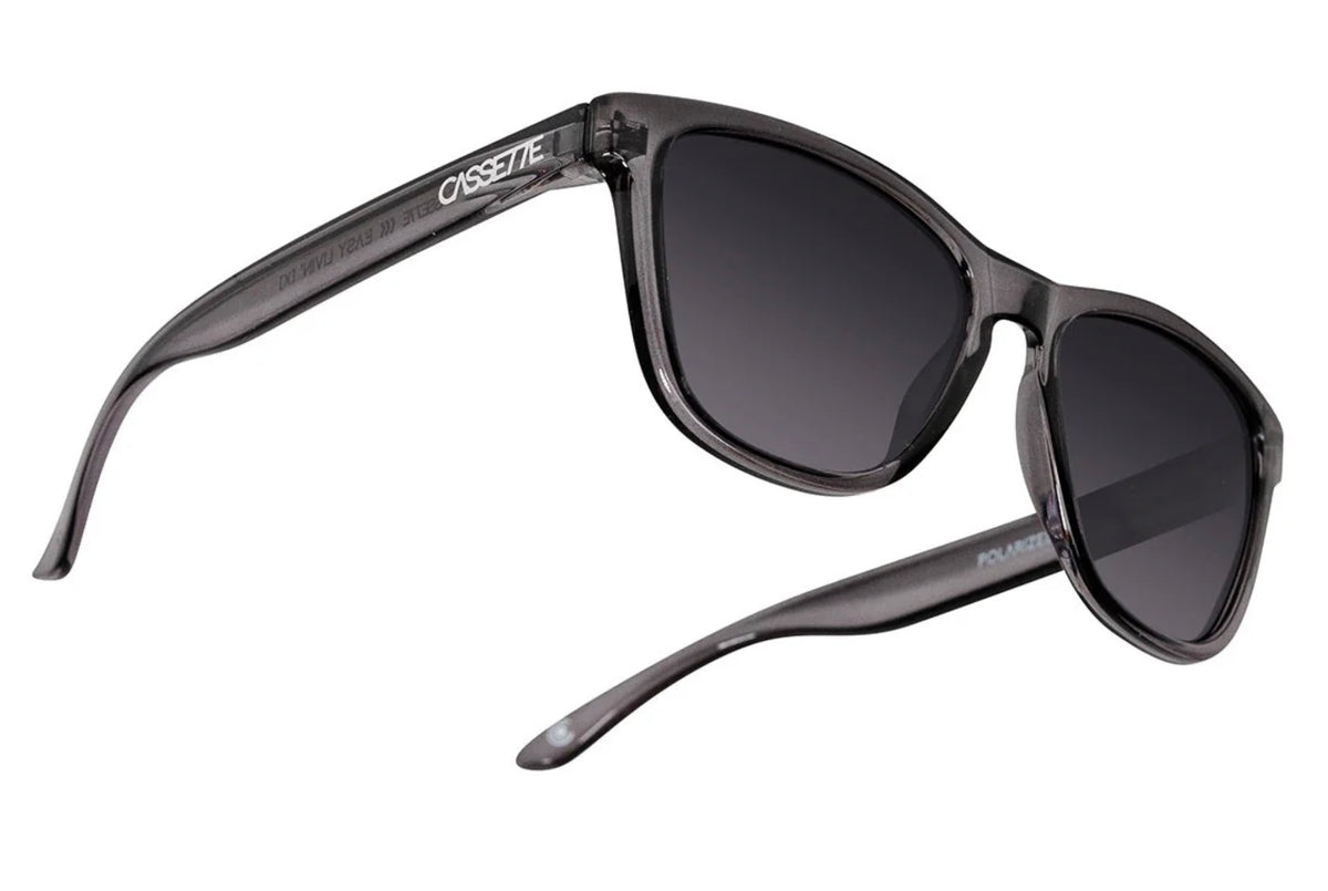 カセット  EAZY LIVIN’  KOSSO WOOD  SMOKE POLARIZED Cassette Optics Easy Livin' [X] Charcoal/Polarized Smoke Lens