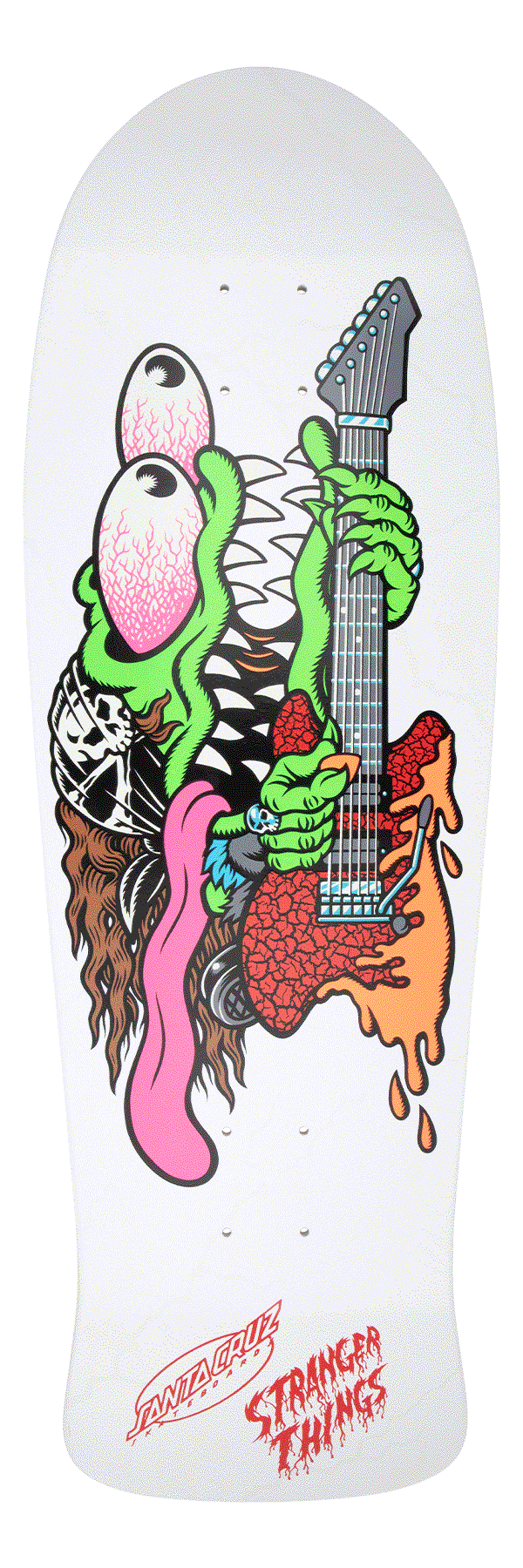 Santa Cruz Stranger Things Meek Eddie Slasher Reveal 10.1in X 31.13in Deck