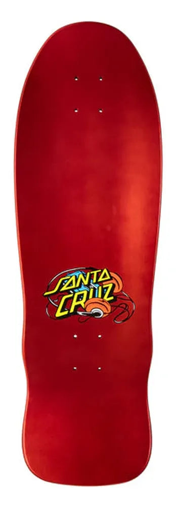 Santa Cruz Stranger Things Garble Max Melting Clock 9.7in X 29.4in Deck