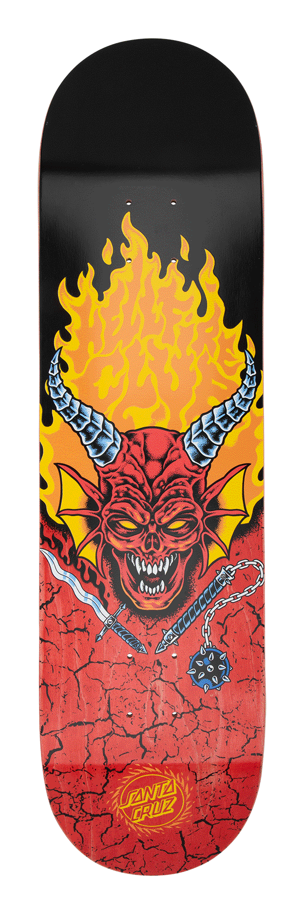 Santa Cruz Stranger Things Hellfire Club 8.25in X 31.80in Deck