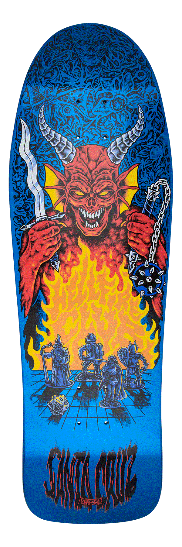 Santa Cruz Stranger Things Knox Hellfire Pit 10.7in X 31.27in Deck