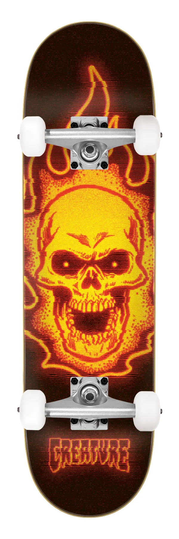 CREATURE 8.5" Bonehead Glitch XL Full Complete Skateboard