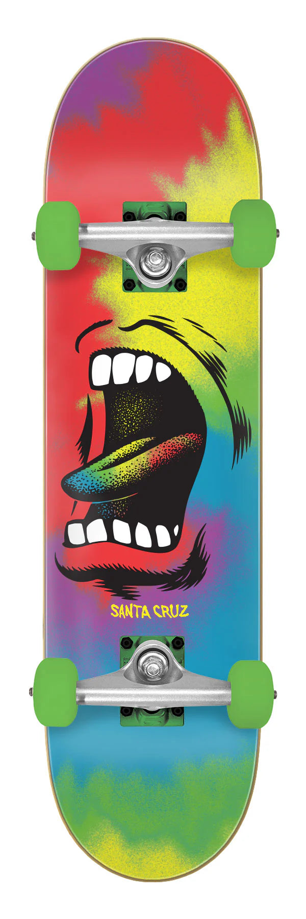 SANTA CRUZ 8.0" Big Mouth Tie Dye Full Complete Skateboard