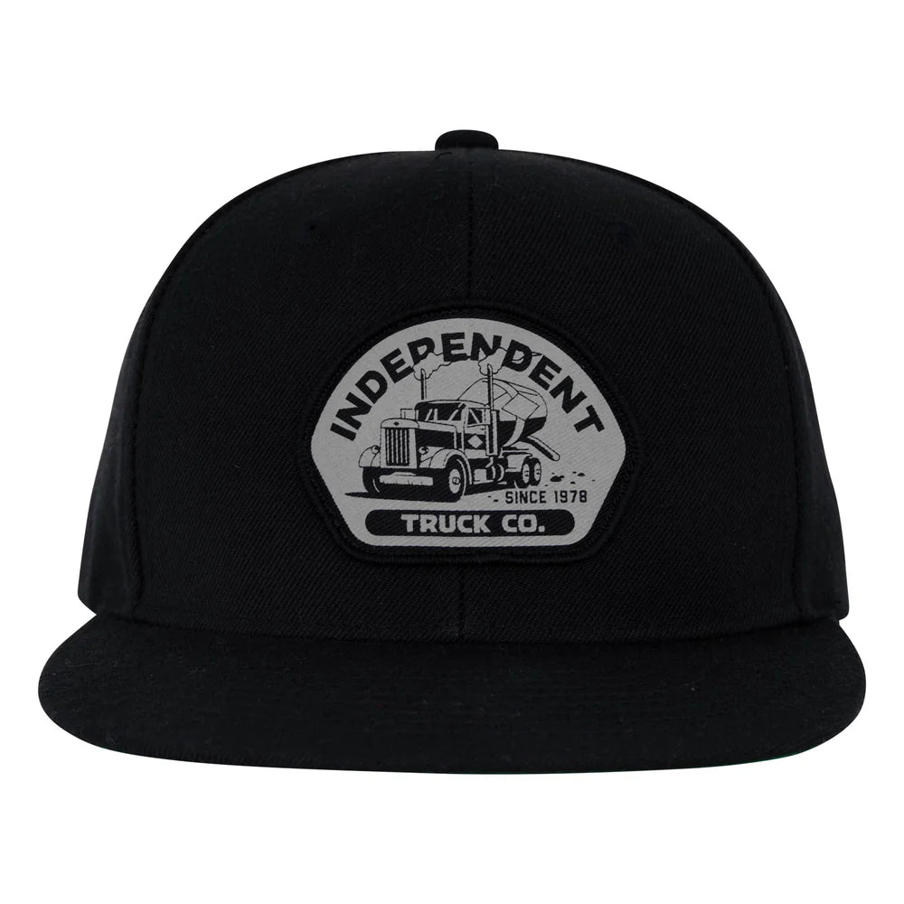 Independent Trucking Snapback Structured Hat Black OS Unisex