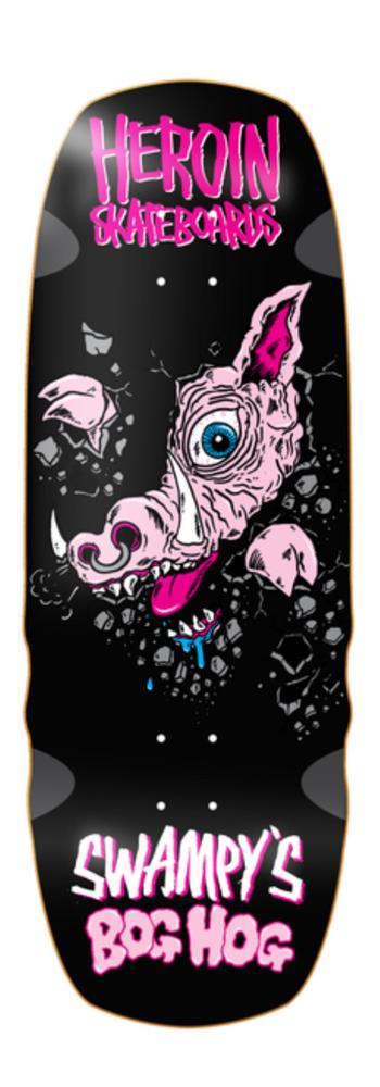 HEROIN SKATEBOARDS SWAMPY’S BOG HOG 10.75"