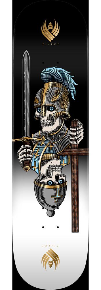 Powell Peralta 8.42 x 31.88 Pro Dan Corrigan Chess Skulls Flight Deck