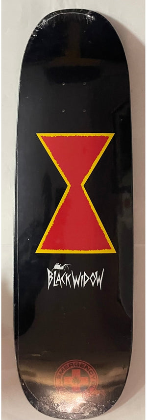 BLACK LABEL BLACK WIDOW 9.25" SKATEBOARD DECK
