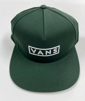 VANS EASY BOX SNAPBACK HAT(dark green)