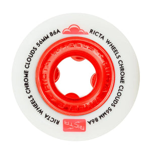 RICTA WHEELS 54mm Chrome Clouds Red 86a