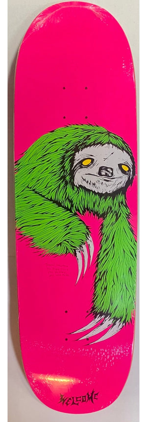 WELCOME SLOTH ON BOLINE 2.0 - NEON PINK - 9.5"