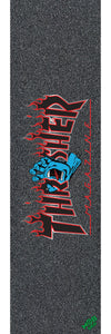 SANTA CRUZ Thrasher x SC Screaming Flame Logo Sheet Mob Grip Tape
