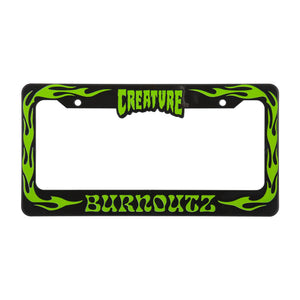 Burnoutz Creature License Plate Frame