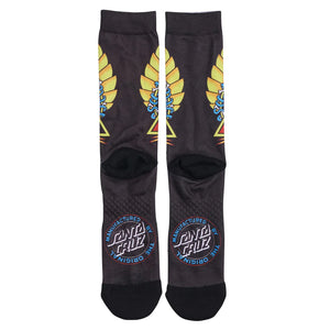 Natas Screaming Panther Mens Santa Cruz Socks