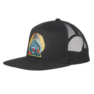 Natas Screaming Panther Santa Cruz Mesh Trucker High Profile Hat