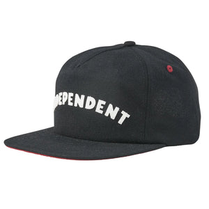 Brigade Independent Strapback Hat Black