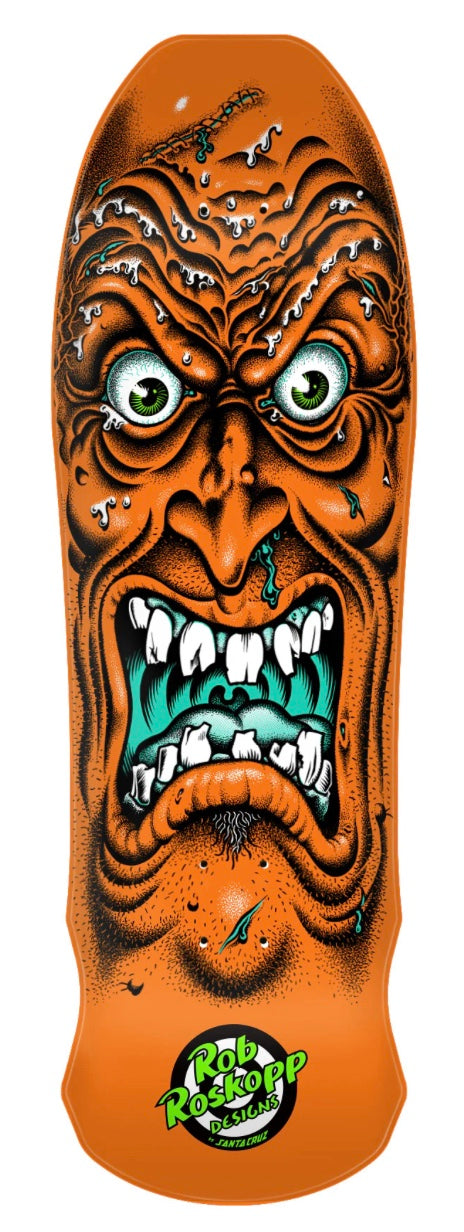 Santa Cruz 9.5 Roskopp Face Reissue Skateboard Deck