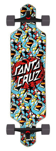 Santa Cruz 9.00" Screaming Scratched Hand Drop Thru Longboard