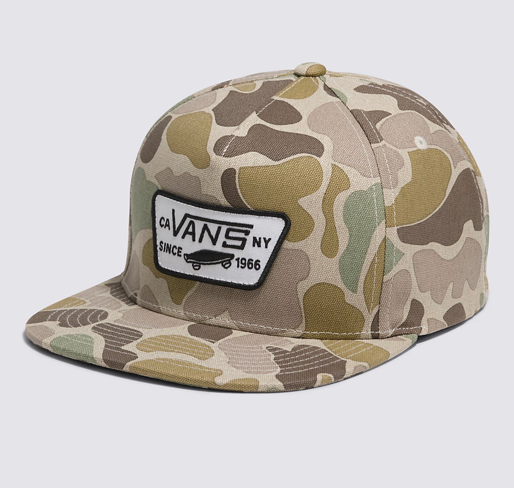 VANS FULL PATCH SNAPBACK CAP - BUNGEE CORD WITH TURKISH COFFEE