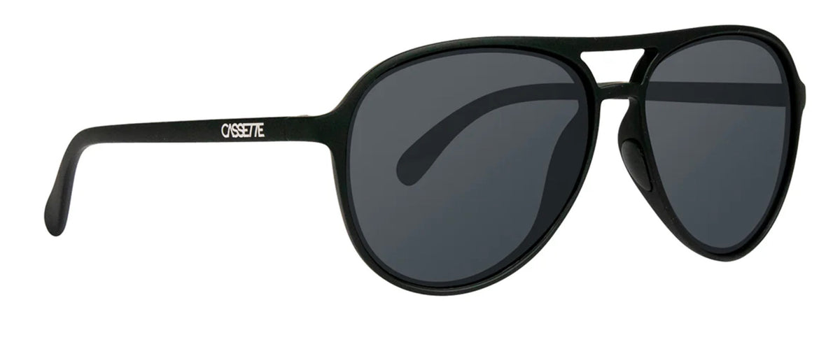 Cassette Optics Apollo Matte Black/Polarized Smoke Lens – Crooks Skateshop