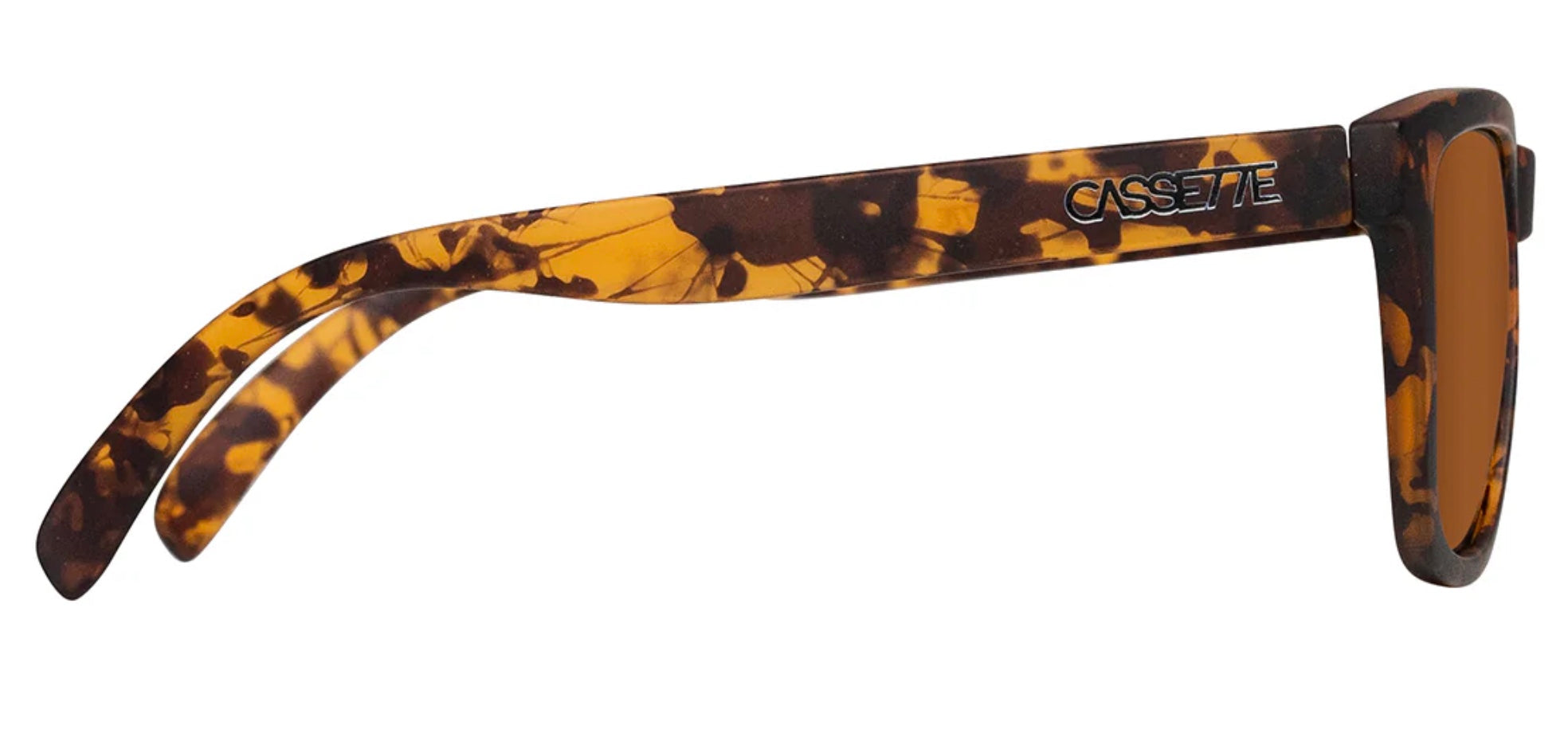 Cassette Optics Easy Livin' Splatter Tortoise/Polarized Brown Lens