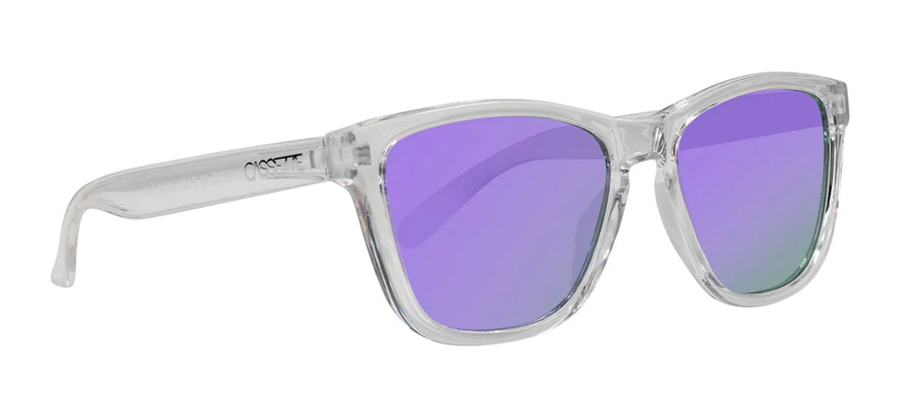 Cassette Optics Easy Livin' [X] Clear/Polarized Purple Mirror Lens