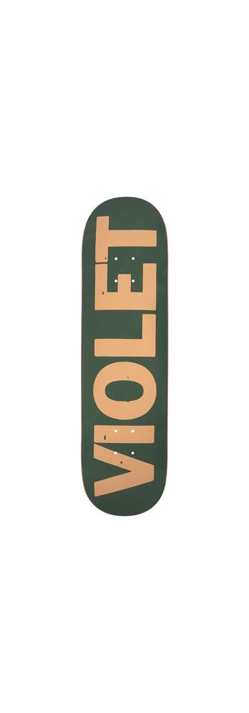 VIOLET CREW DECK OLIVE 8.25"