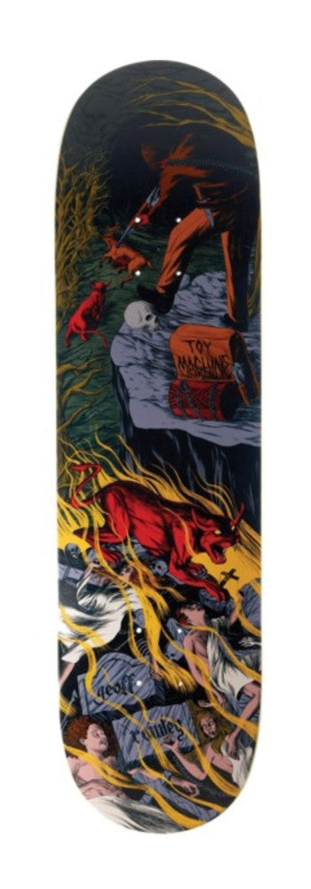 Toy Machine Skateboards Geoff Rowley Horror Show Skateboard Deck - 8.38"