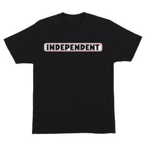 Independent Bar Logo Mens Black T-Shirt