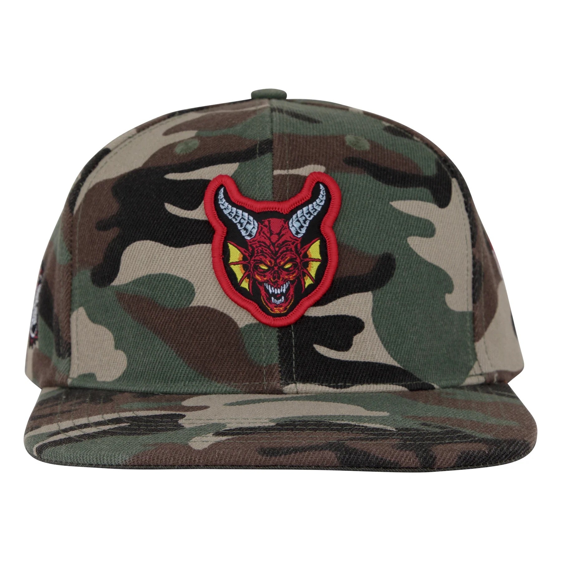 Stranger Things Hellfire Club Santa Cruz Snapback Hat Camo