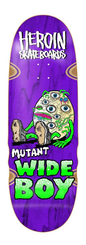 HEROIN Skateboards Mutant Wide Boy Deck 10.28"