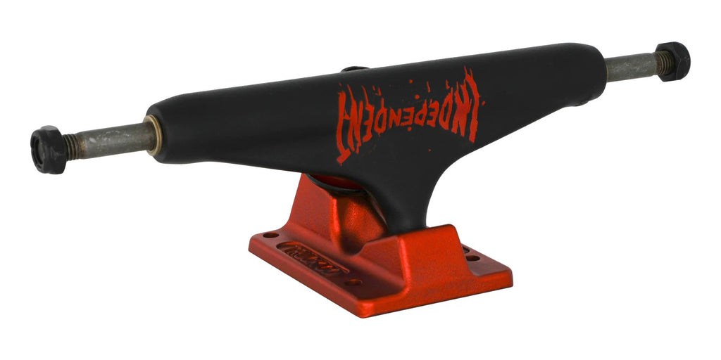 INDEPENDENT Stage 11 Splatter Span Black / Ano Red
