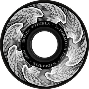 BONES WHEELS X-Formula Skateboard Wheels Death Angels 55mm V6 Widcuts 97A