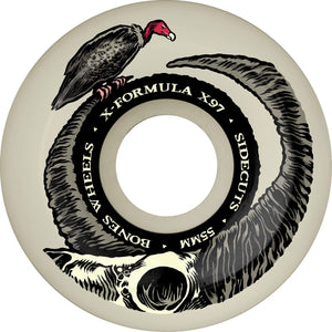 BONES WHEELS X-Formula Skateboard Wheels Floor Horns 55mm V5 Sidecuts 97A
