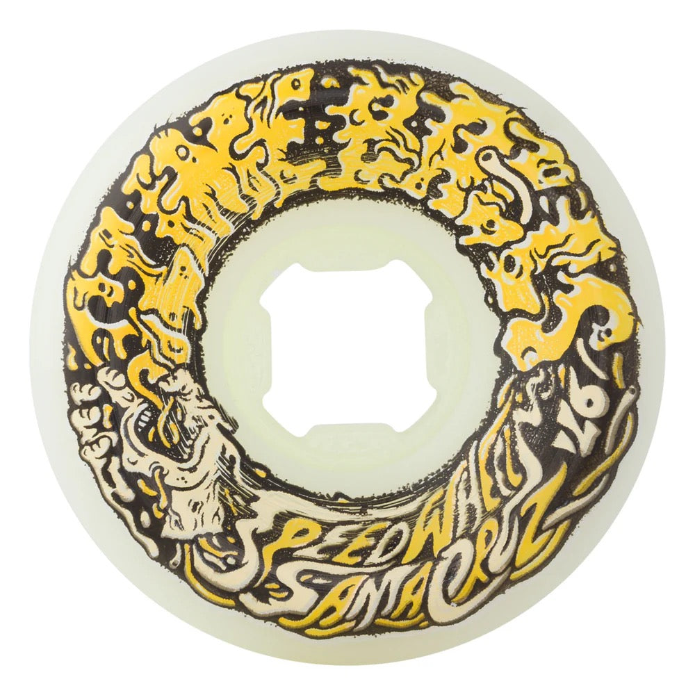 Slime Balls 56mm Vomit Mini White Yellow 97a