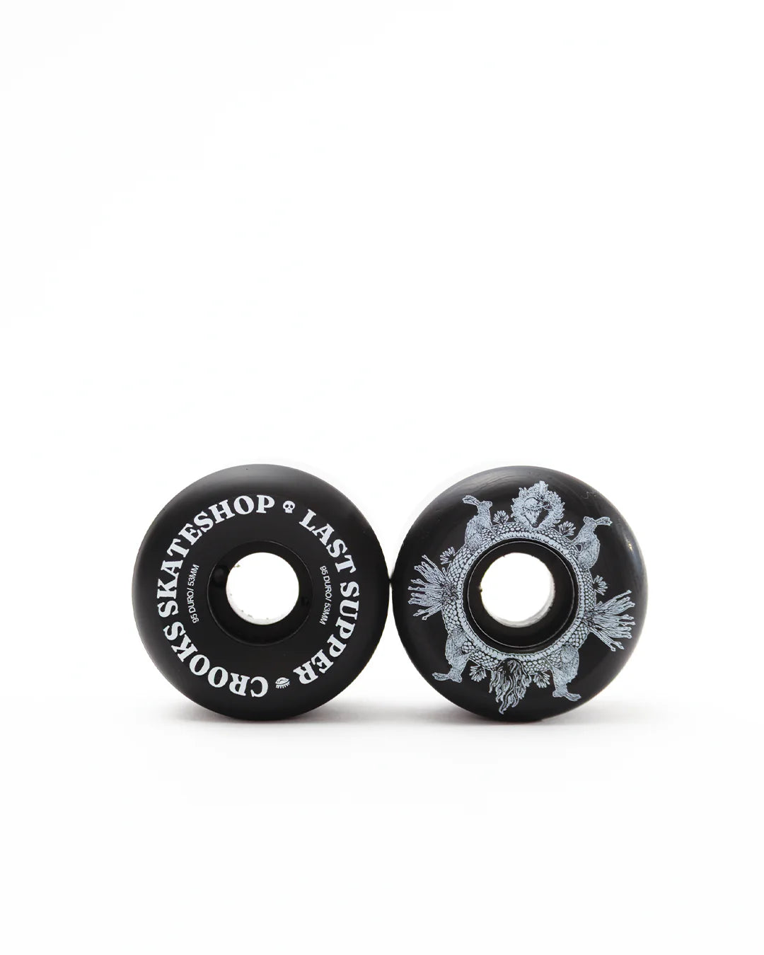 Last Supper X Crooks Skateshop (53MM/95A) Conical Wide Skateboard Wheels