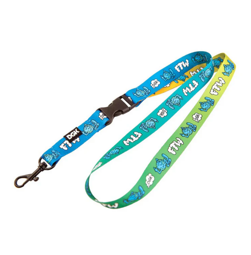 DGK discord lanyard tie dye