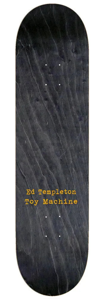 Toy Machine Templeton Charred Cross Deck Size 8.5