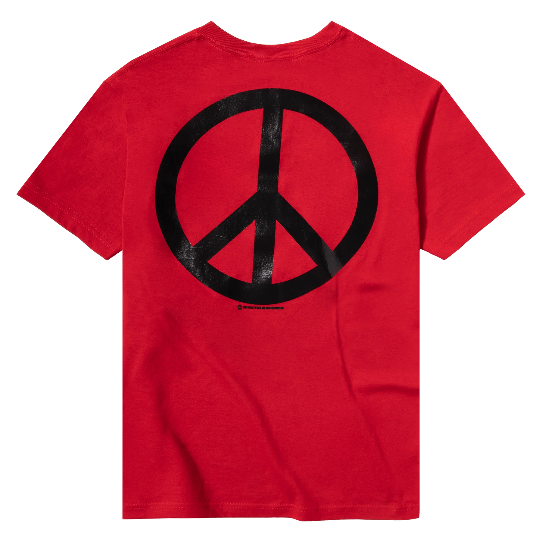 violet PEACE TEE