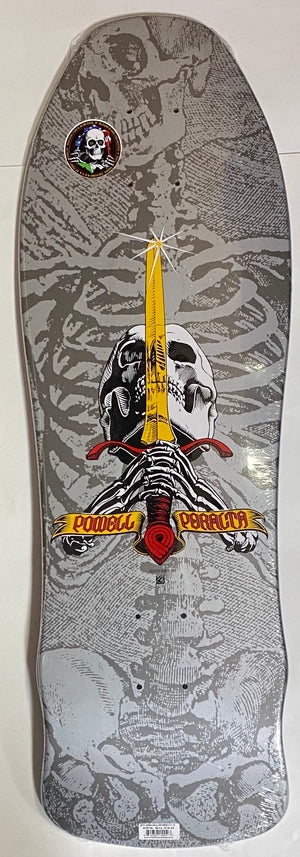 POWELL PERALTA Rodriguez Skull & Sword 9.75"